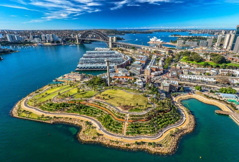 Sydney’s latest vibrant waterfront development is Barangaroo.