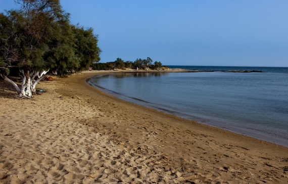 Kimolos Beach Scene Secluded