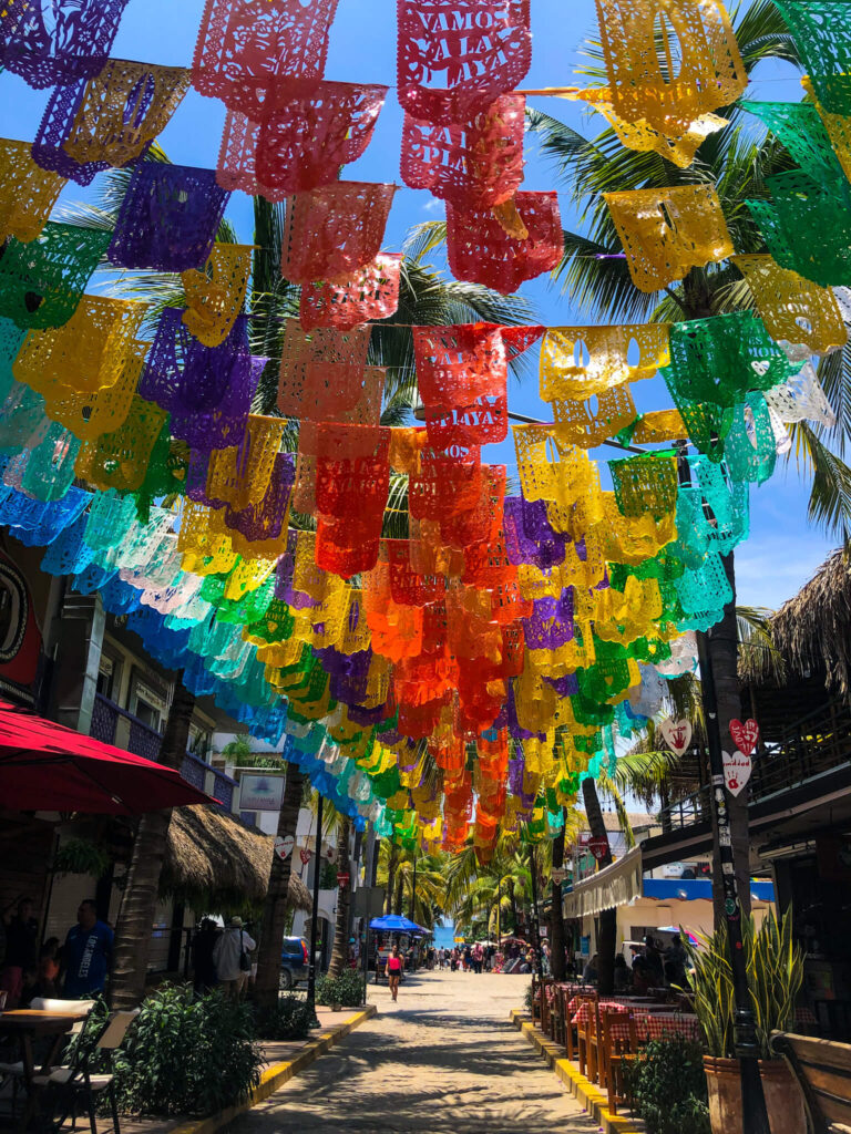 Once a quiet fishing village, Sayulita has evolved into a major bohemian tourist hotspot.  Photo: Nicholas Kontis